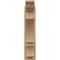 Ekena Millwork 6-in W x 16-in D x 28-in H Balboa Trad Rough Cedar Woodgrain TimberThane Outlooker, Primed Tan OUTUR060X16X28BOA04RCPR - alternate 4